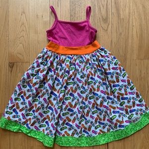 Kpea flip flops dress, size 8, VGUC
